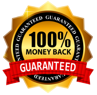 money back guaranteed label